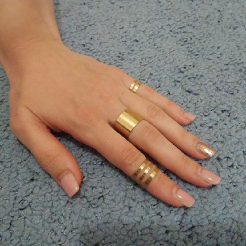 3Pcs. / Set. Fashion Top Of Finger Over The Midi Tip Finger Above The Knuckle Open Ring For women Fashion Jewelry R3