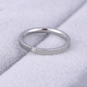 High quality 4mm Wholesale Simple Ring Fashion Rose Gold Ring Men's and Women's Exclusive Couple Wedding Ring