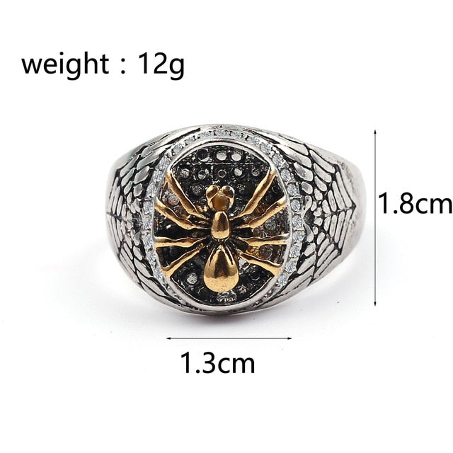 Punk freemason masonic ring for men Antique silver master free mason signet ring For Men's Punk Masonic Jewelry Finger Jewelry