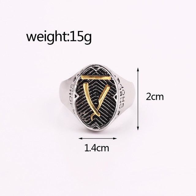 Punk freemason masonic ring for men Antique silver master free mason signet ring For Men's Punk Masonic Jewelry Finger Jewelry