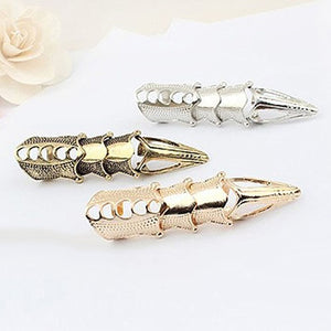 Gothic Punk Joint Knuckle Full Finger Claw Ring Statement Jewelry Rings for Women Men Fashion Jewelry Charm Knuckle Ring New